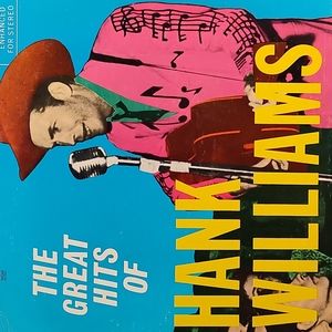 Vintage Hank Williams vinyl record